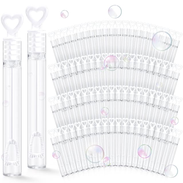COZCLAM Seifenblasen Hochzeit 80 Stück 🎉 - Perfekt für romantische Feiern! 🎁