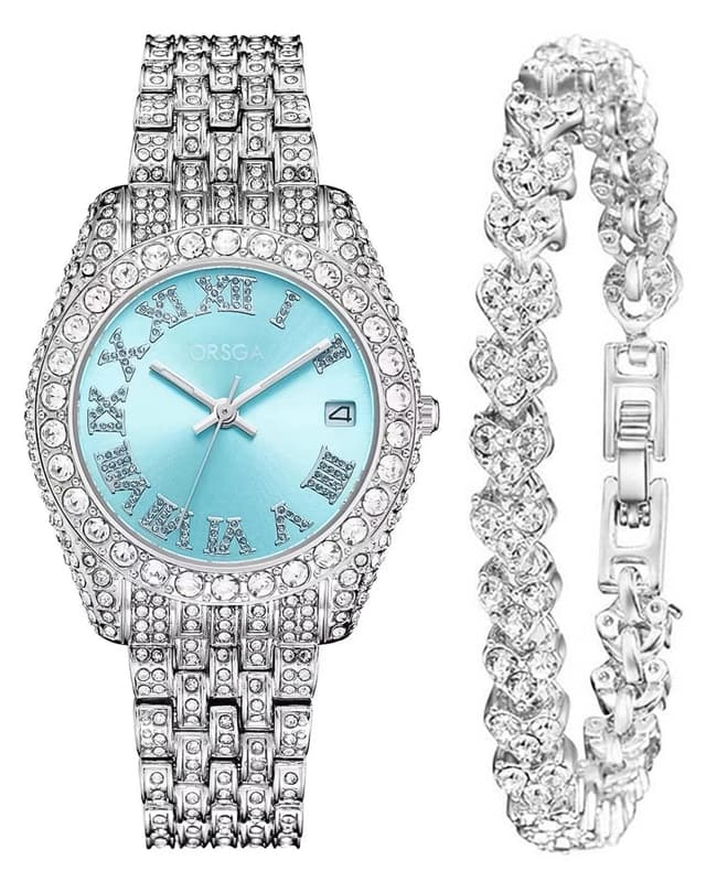 CIVO Armbanduhr Damen Edelstahl ⌚ Wasserdicht Klassisch Elegante Damenuhr Quarz