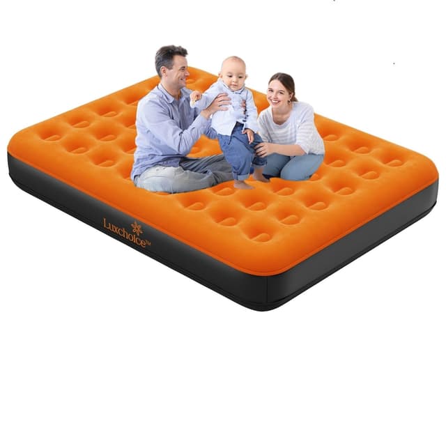 Luxchoice Luftmatratze Selbstaufblasend Aufblasbare Matratze mit Tragbare Pump Luftbett 1 Personen Gästebett für Camping Reisen Wandern Innenbereich Queen 🌟