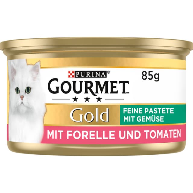 Angebot: PURINA GOURMET Gold Feine Pastete mit Gemüse Katzenfutter 🐟🍅