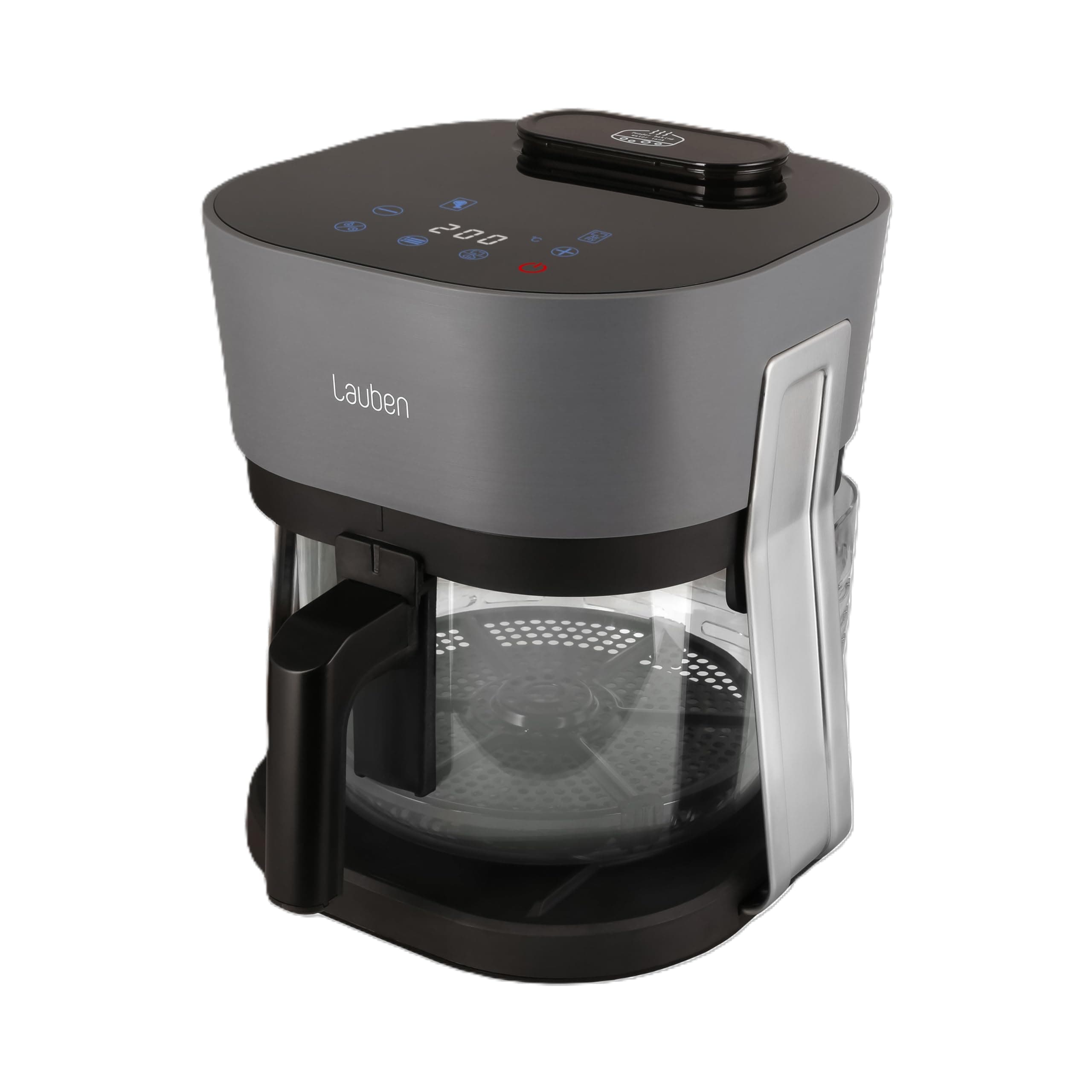 🍟🍗 Lauben Glass&Steam Heißluftfritteuse 4500BG Air Fryer 🥘🥥