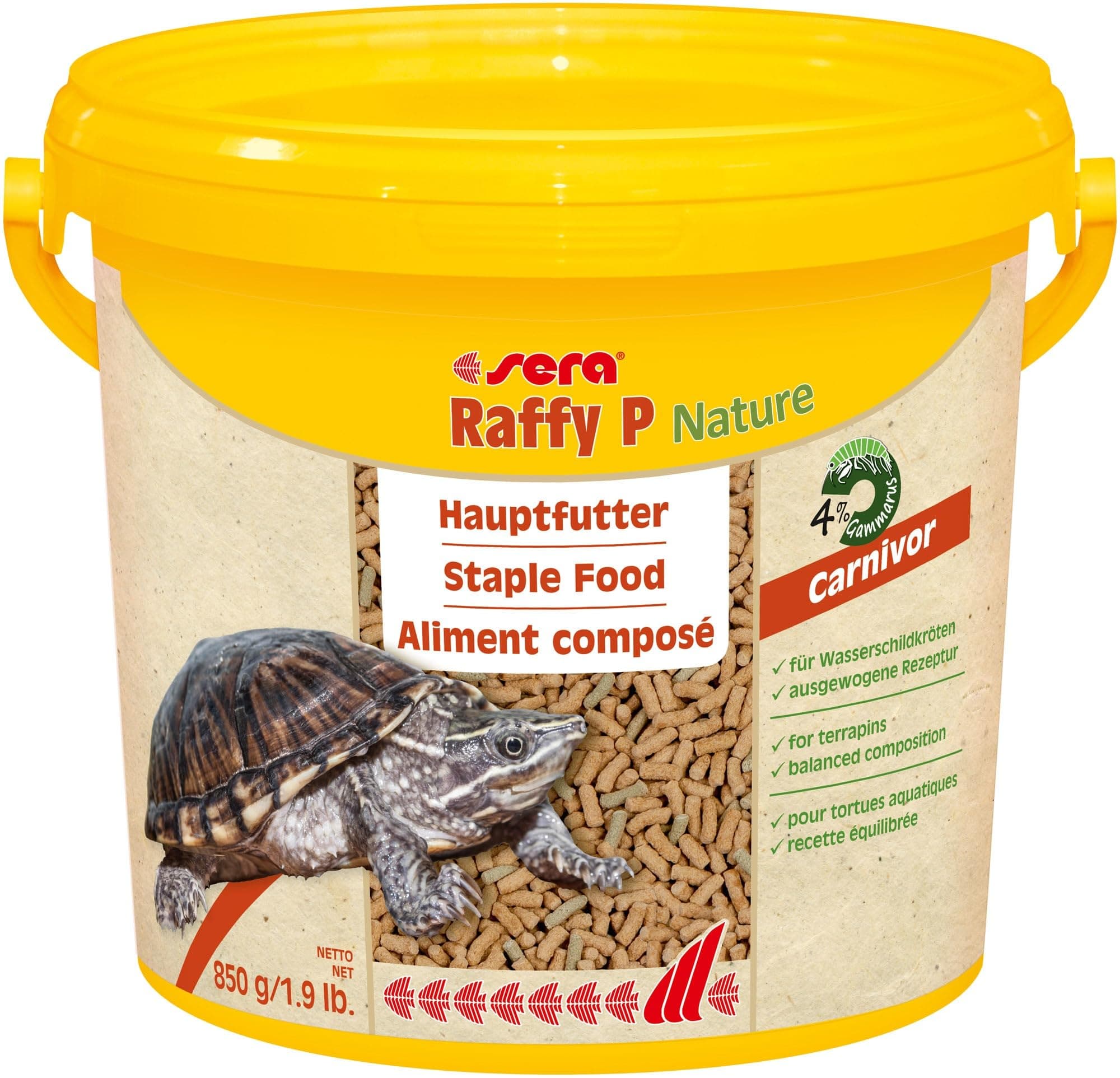Angebot: sera Raffy P Nature 3,8 L (850 g) 🐢🌿