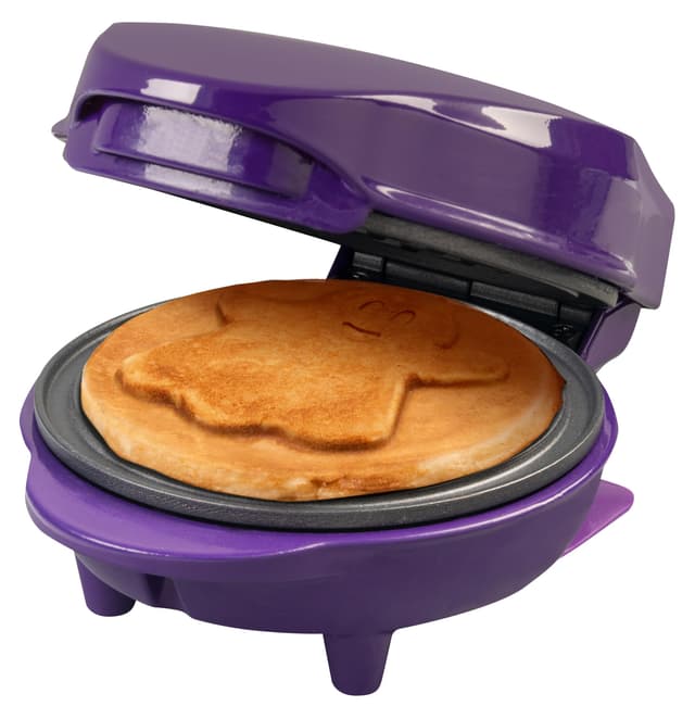 Angebot: Bestron Mini Waffeleisen mit Sonderplatte 'Geist' in Lila 🧇🎁