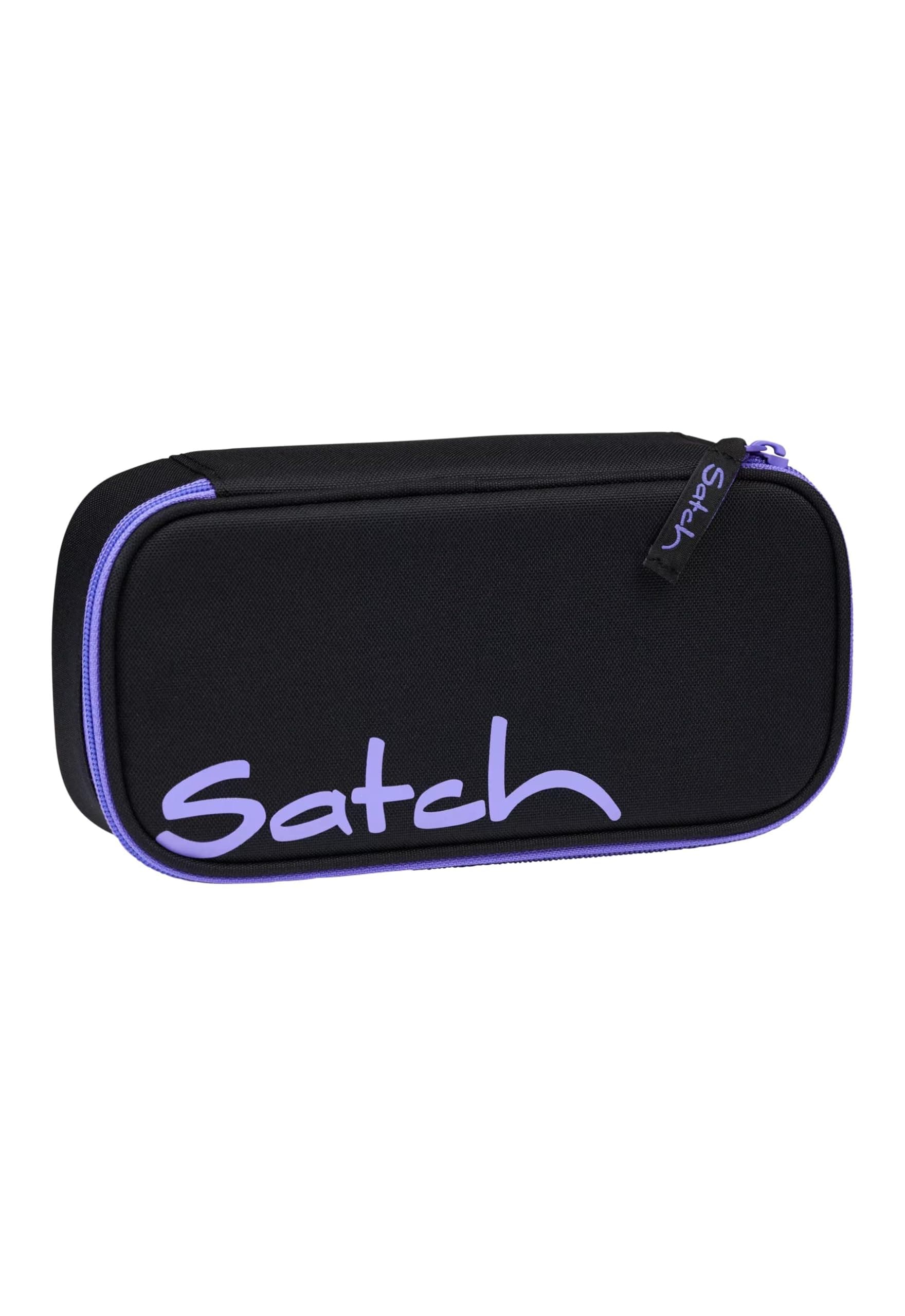 🎒 satch Schlamperbox Extra Groß - Purple Phantom Schwarz 🖊️📏