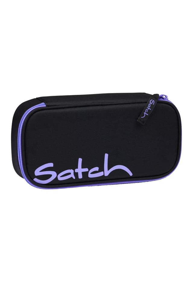 🎒 satch Schlamperbox Extra Groß - Purple Phantom Schwarz 🖊️📏
