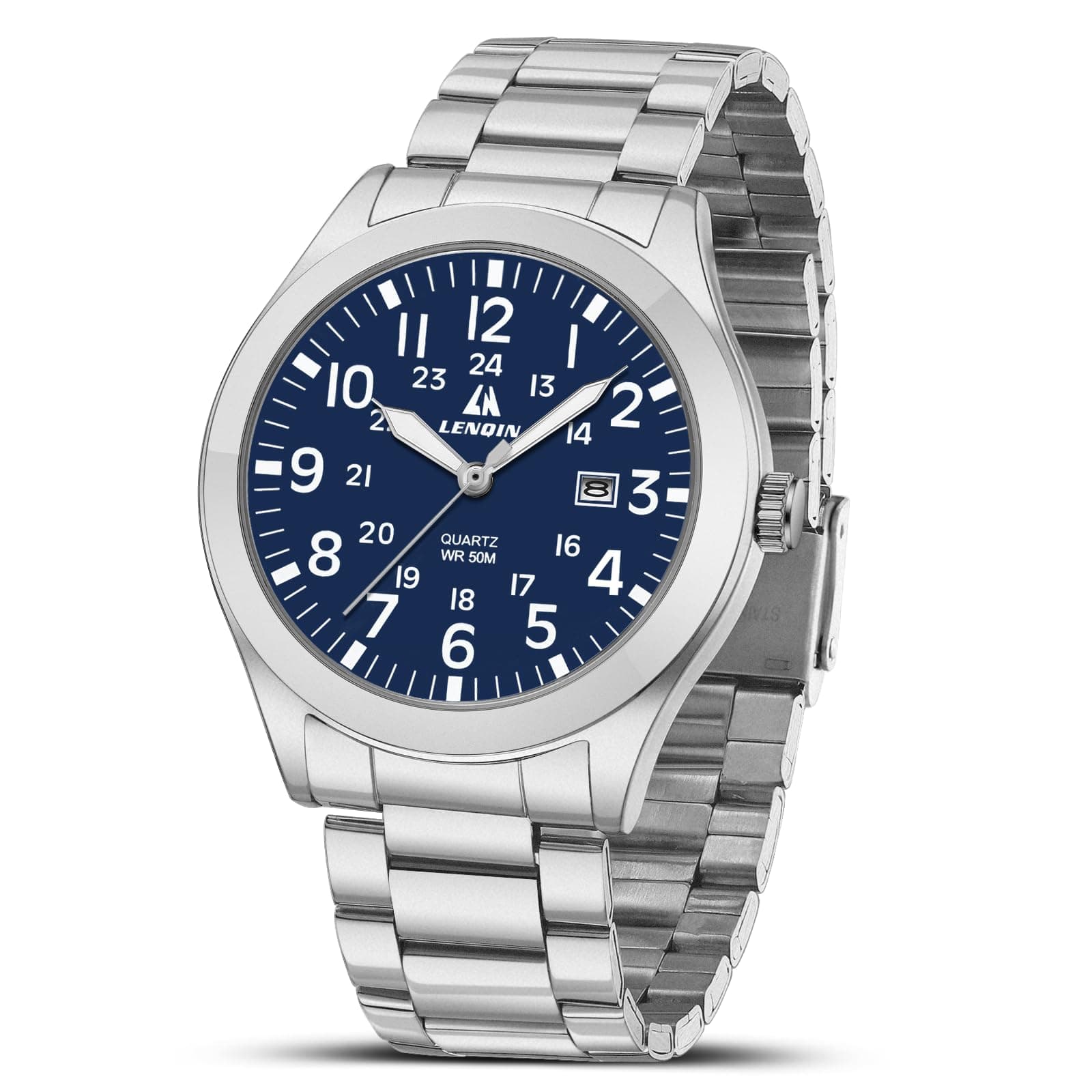 LN LENQIN Herren Militäruhr 30M wasserdicht mit Nylonband ⌚
