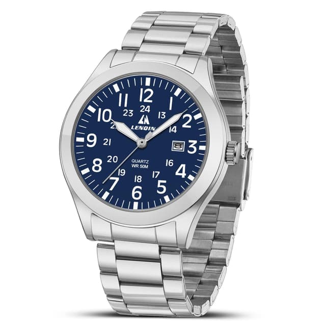LN LENQIN Herren Militäruhr 30M wasserdicht mit Nylonband ⌚
