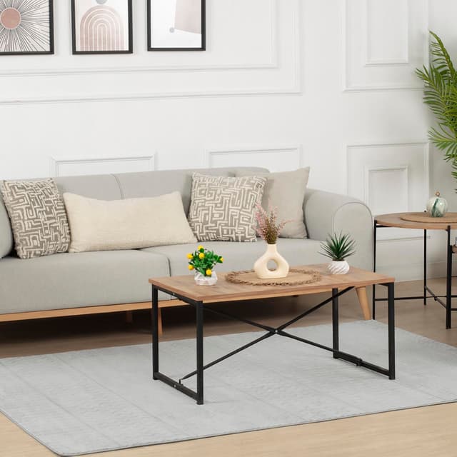 Livabliss Buenos Aires Teppich Boho - Moderner Wohnzimmerteppich, 160x220 cm mit Geometrischem Muster in Grau und Elfenbein