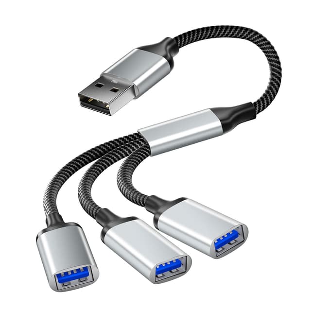 🔌 Wowfast USB Splitter 1 zu 3: Laden, Datenübertragung, OTG-Funktion