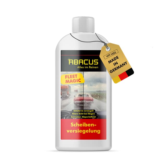 ABACUS® Fleet Magic® Scheibenversiegelung Auto | Glasversiegelung | Nanoversiegelung | Regenabweiser mit Lotus-Effekt