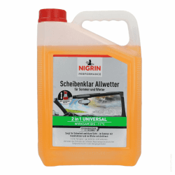 🚗 NIGRIN Scheibenklar Allwetter 2in1 | Scheibenreiniger mit Frostschutz 3 l Kanister 🌬️