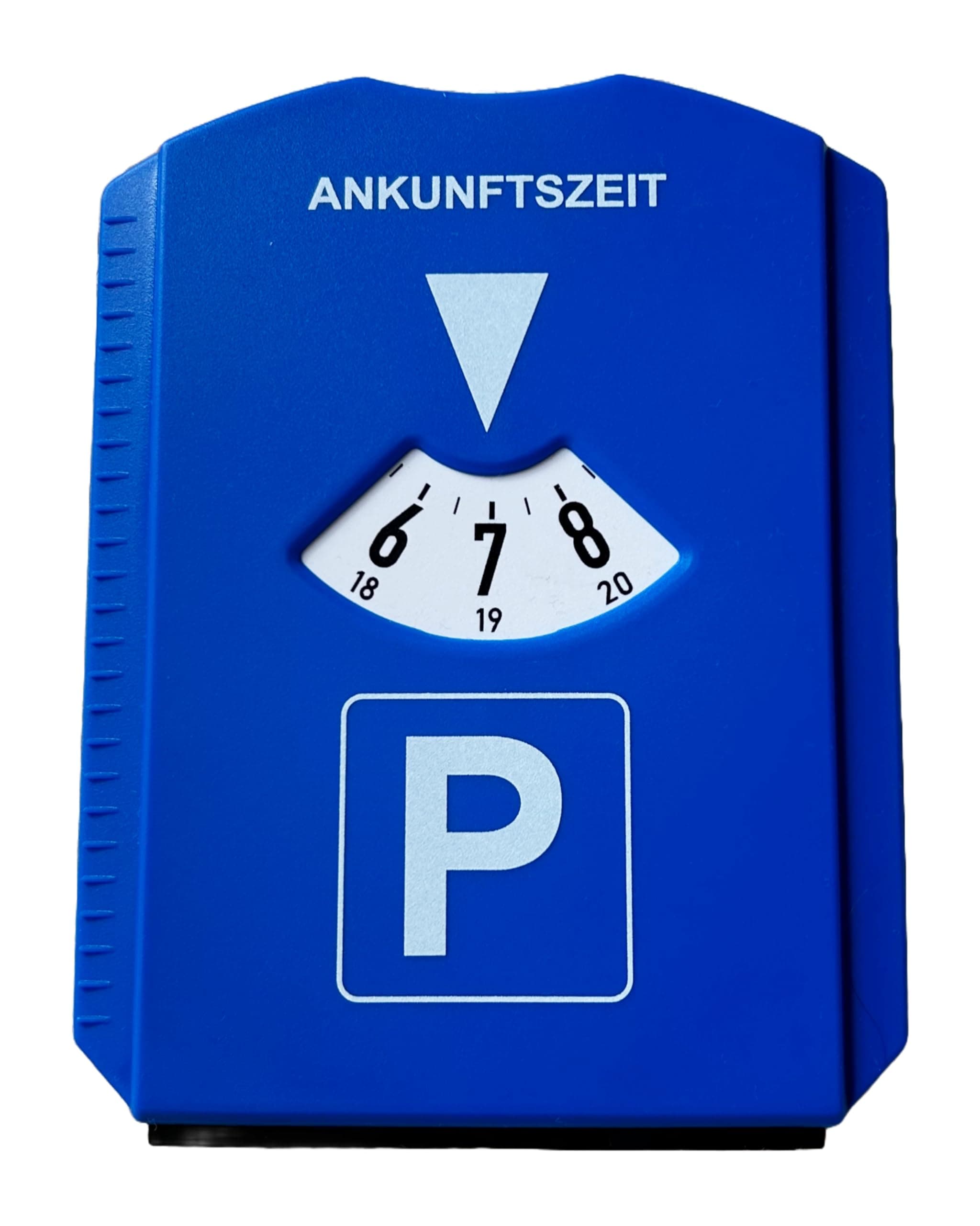 🚗 VZL Parkscheibe mit Eiskratzer, 3 Einkaufswagenchip & Scheibenkratzer - Parkuhr mit Schneekratzer für Auto, LKW 🚚
