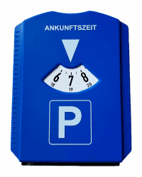 🚗 VZL Parkscheibe mit Eiskratzer, 3 Einkaufswagenchip & Scheibenkratzer - Parkuhr mit Schneekratzer für Auto, LKW 🚚 Angebot bei HelloDeals