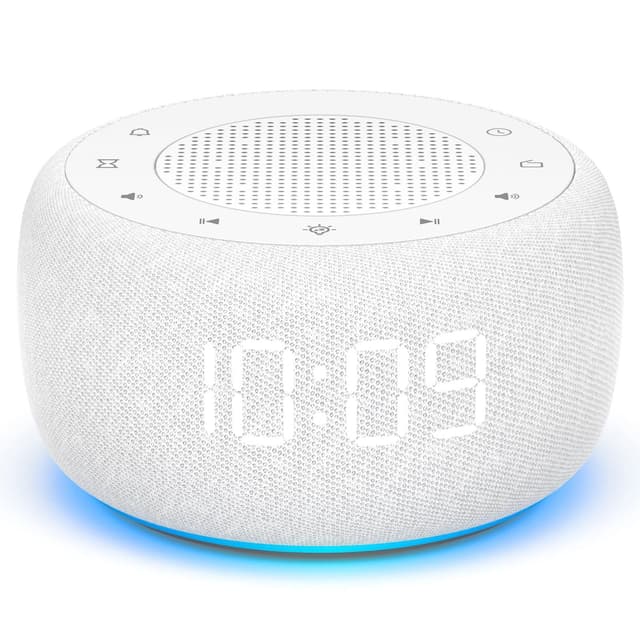 BUFFBEE Radiowecker für das Schlafzimmer mit 7-farbigem Nachtlicht 🌙🎶