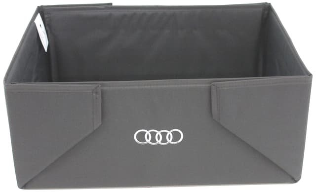 🚗📦 Audi Kofferraumbox faltbar 47,5x33,5x20 cm Schwarz - Sonderangebot!