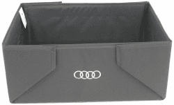 🚗📦 Audi Kofferraumbox faltbar 47,5x33,5x20 cm Schwarz - Sonderangebot! Angebot bei HelloDeals