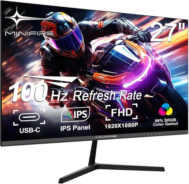 Angebot: Minifire-Monitor-27-Zoll-Bildschirm im rahmenlosen Design 🖥️💥