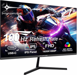Angebot: Minifire-Monitor-27-Zoll-Bildschirm im rahmenlosen Design 🖥️💥 Angebot bei HelloDeals