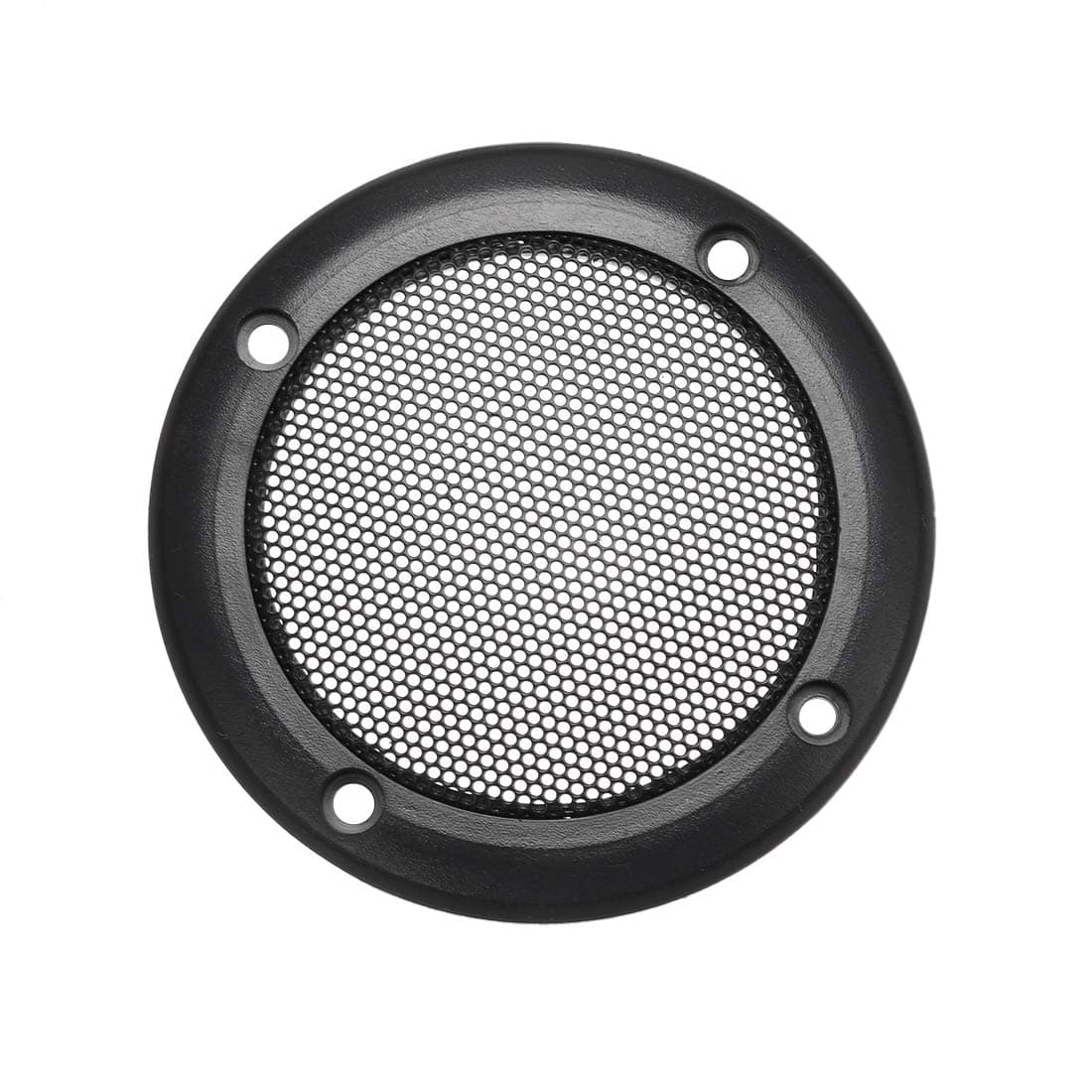 🔊🔈 Sourcing Map Lautsprecher Gitter Abdeckung 3.5 Zoll Masche Dekorativ Kreis Subwoofer Schutz Schwarz Angebot!