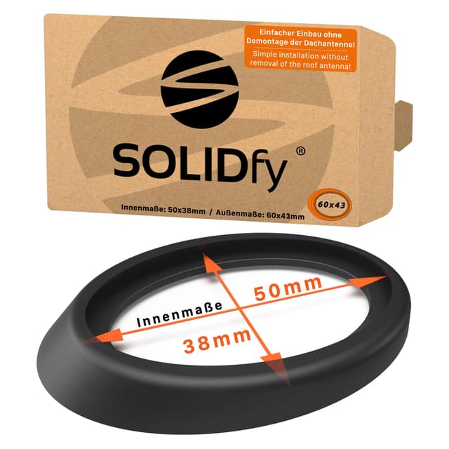 SOLIDfy® - Reparatur Dichtung Dachantenne | GRÖßE 60x43mm