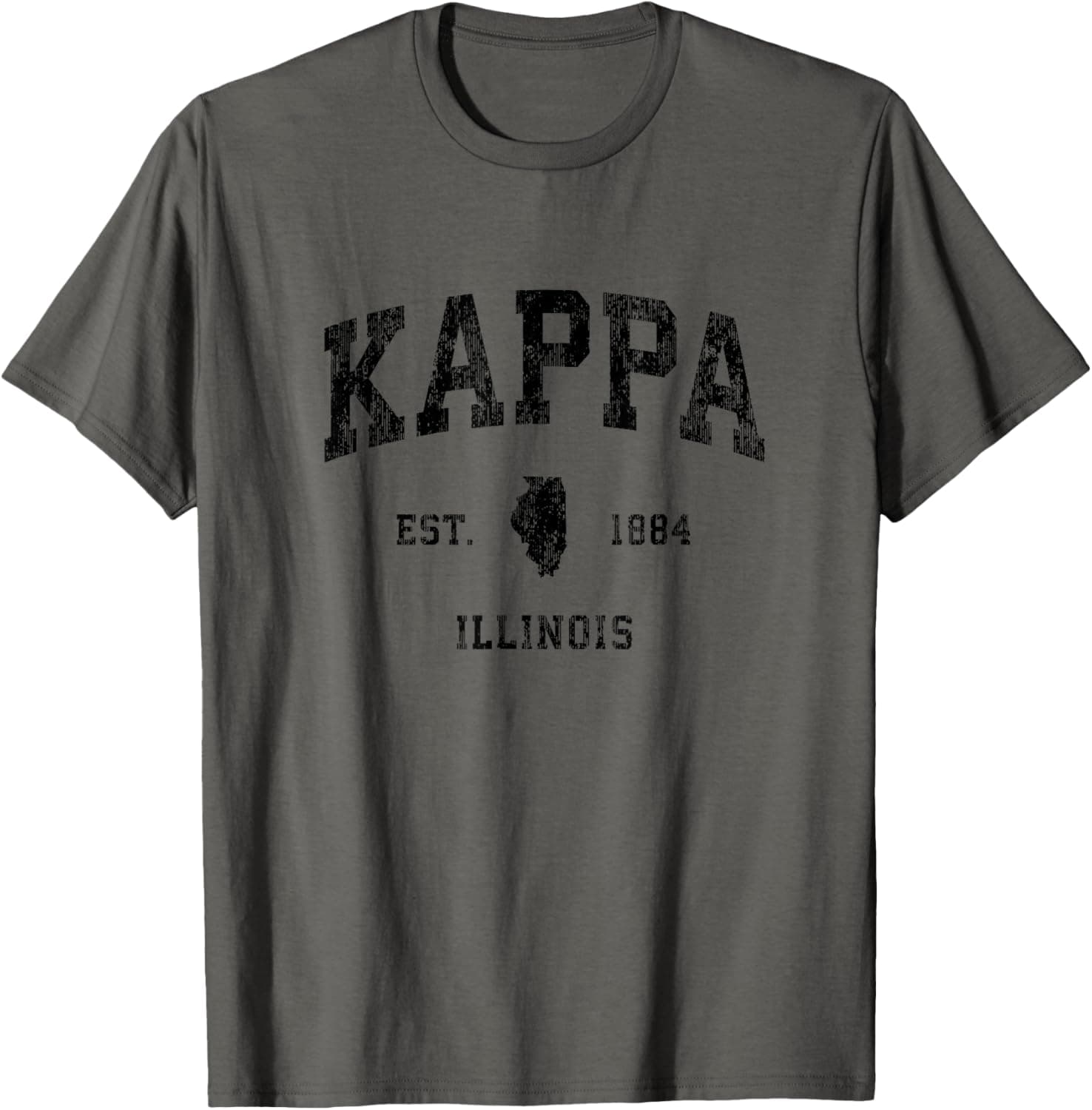 Kappa Illinois IL Sportdesign im Vintage-Stil, sportlich, schwarz T-Shirt 🖤👕