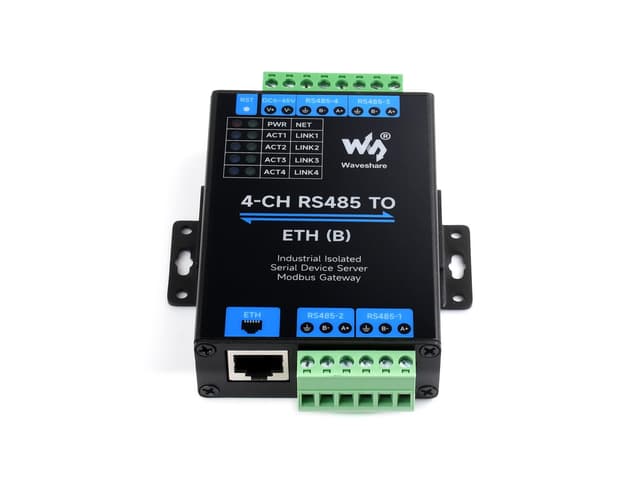 🌊🌟 Sonderangebot: Waveshare 4-Ch RS485 zu RJ45 Ethernet Serial Server 🌟🌊