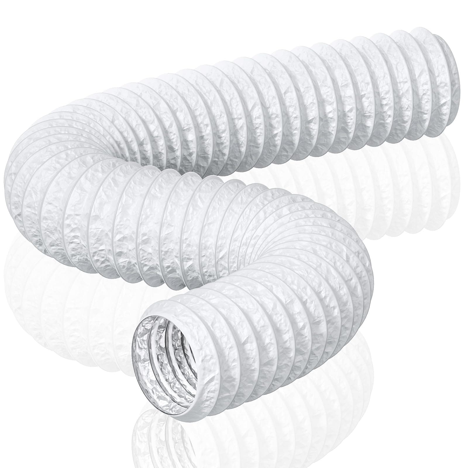 HG Power Abluftschlauch Ø150mm Länge 5m Flexibel PVC Alurohr 🌬️🔧🏠