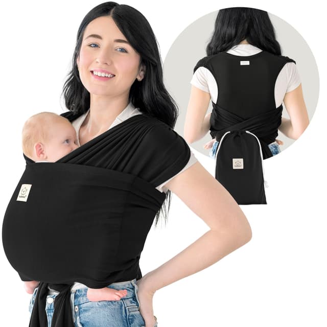 👶🌟 Angebot: KeaBabies Tragetuch Baby Neugeboren D-Lite - Elastisches Baby Tragetuch Neugeborene