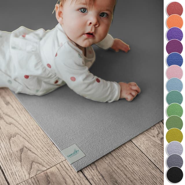 Sanosoft® Krabbelmatte Made in Germany - Premium Krabbelunterlage