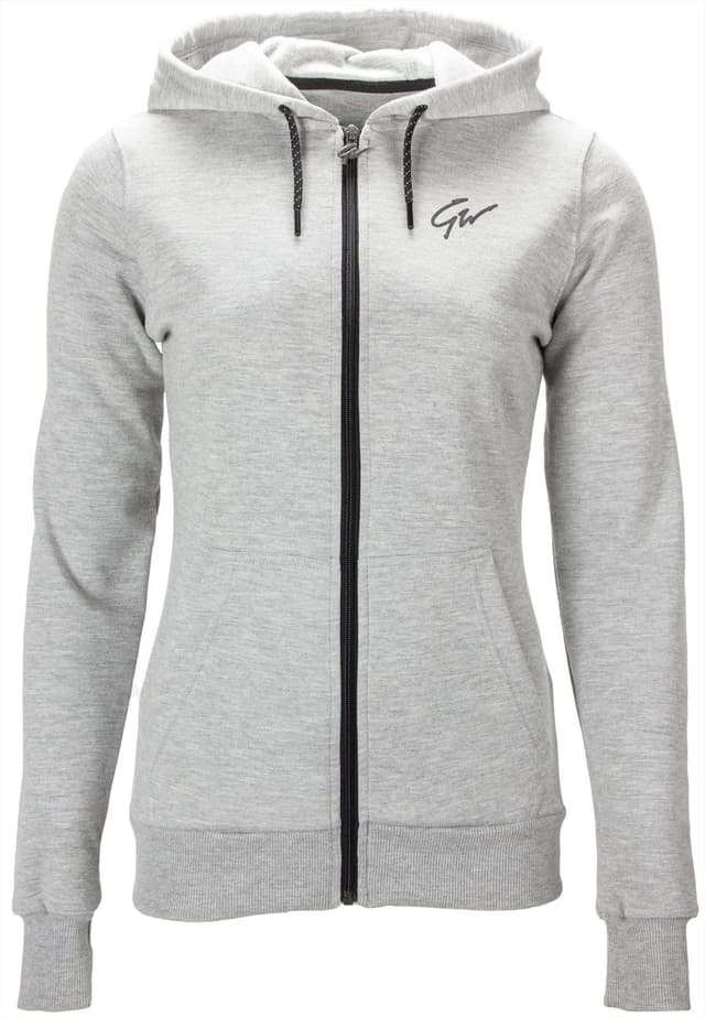🦍 Gorilla Wear Pixley Zipped Hoodie - Schwarz - Leicht Funktionell