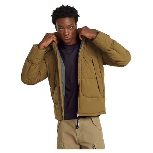 🔥SALE🔥 G-STAR Herren G-Whistler Gefütterte Kapuzenjacke 2.0 XS Braun
