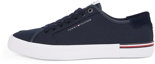 Tommy Hilfiger Herren Core Corporate Vulc Canvas Fm0fm05398 Sneaker 👟