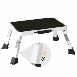 BONTEC Klapptritt - 3-stufig höhenverstellbar ⭐️ Angebot bei HelloDeals