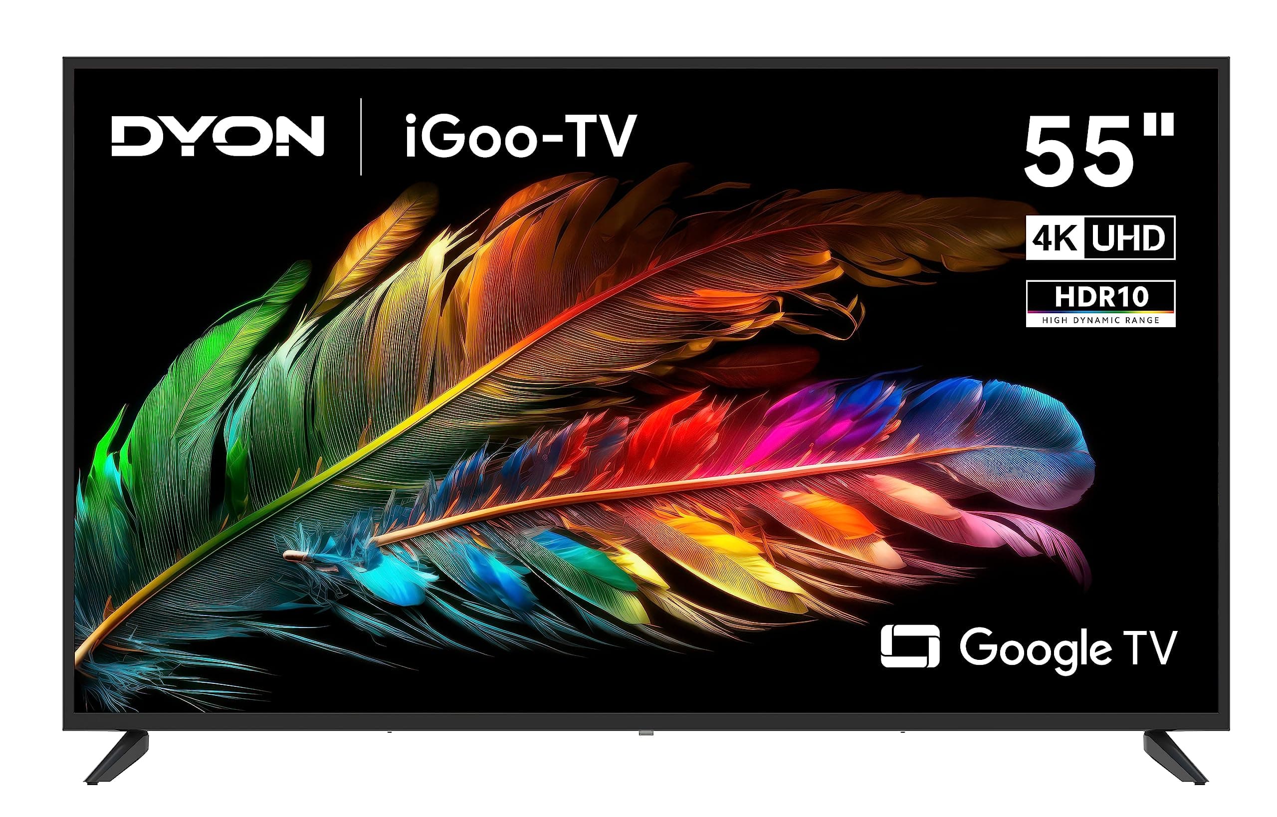 📺 DYON Smart TV Series (Google TV 4K UHD), 55 Zoll - Beeindruckende Bildqualität!