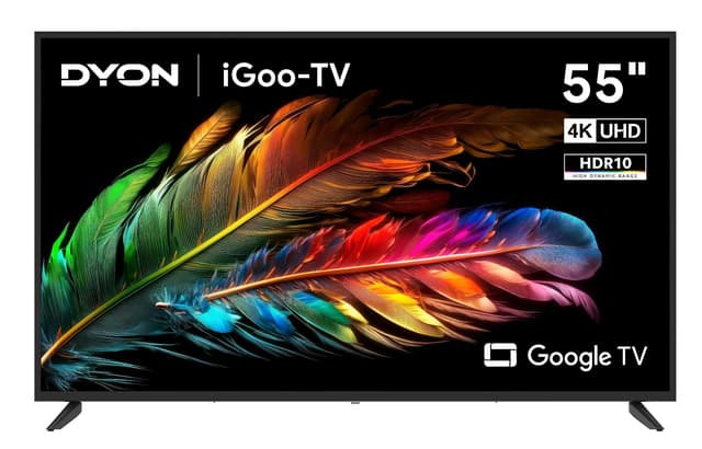 📺 DYON Smart TV Series (Google TV 4K UHD), 55 Zoll - Beeindruckende Bildqualität!