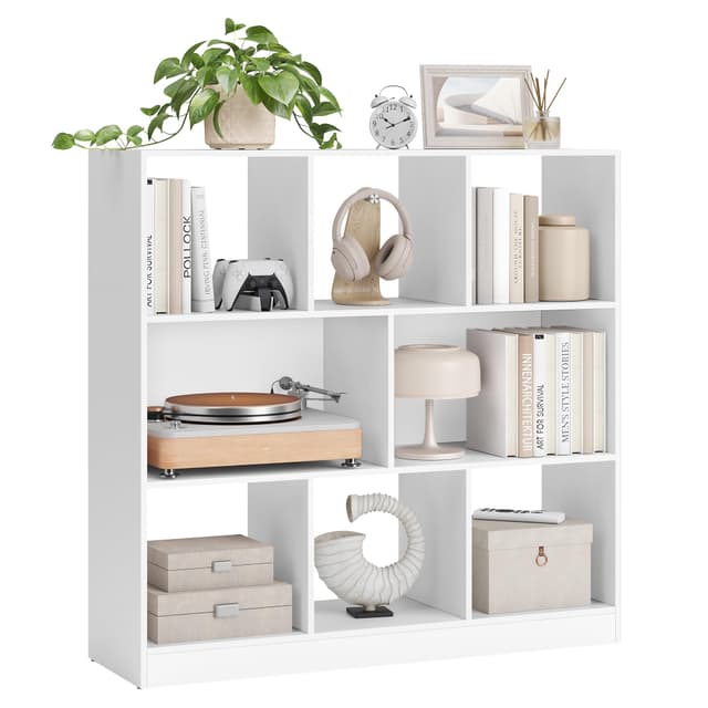 📚 VASAGLE Bücherregal mit 8 offenen Fächern für Wohnzimmer und Büro 🌿