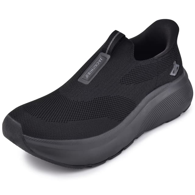 JACKSHIBO Hände frei Slip-in Herren Sneakers 🚀 Orthopädische Memory Foam Schuhe