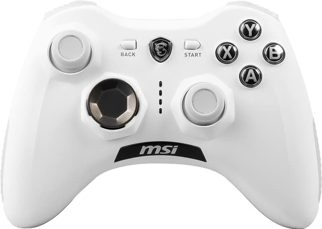 🎮 MSI FORCE GC30 V2 WHITE Kabelloser PC Gamepad Controller - 2,4 GHz, 600mAh Li-Ion Akku