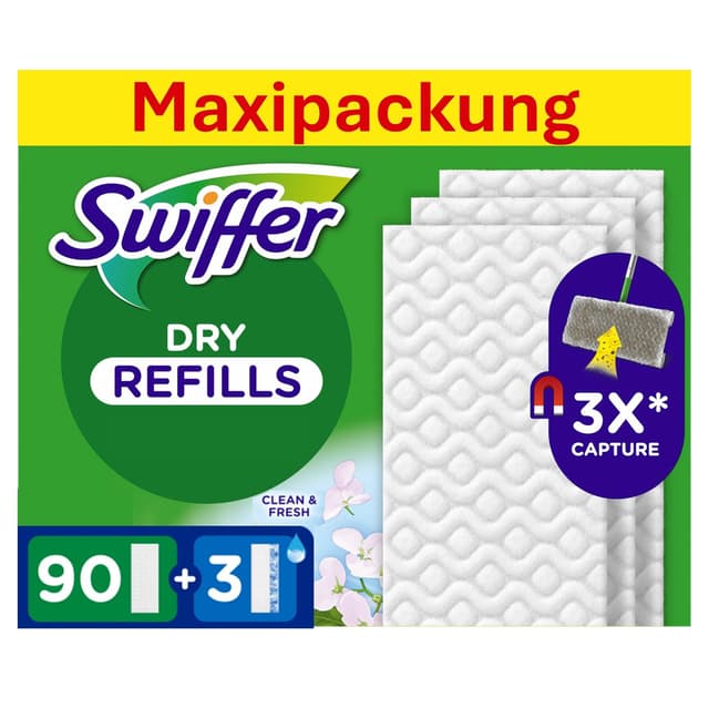 🧹🌟 Swiffer Bodenwischer - Nimmt 3x mehr Staub, Schmutz und Haare auf! 🌟🧹