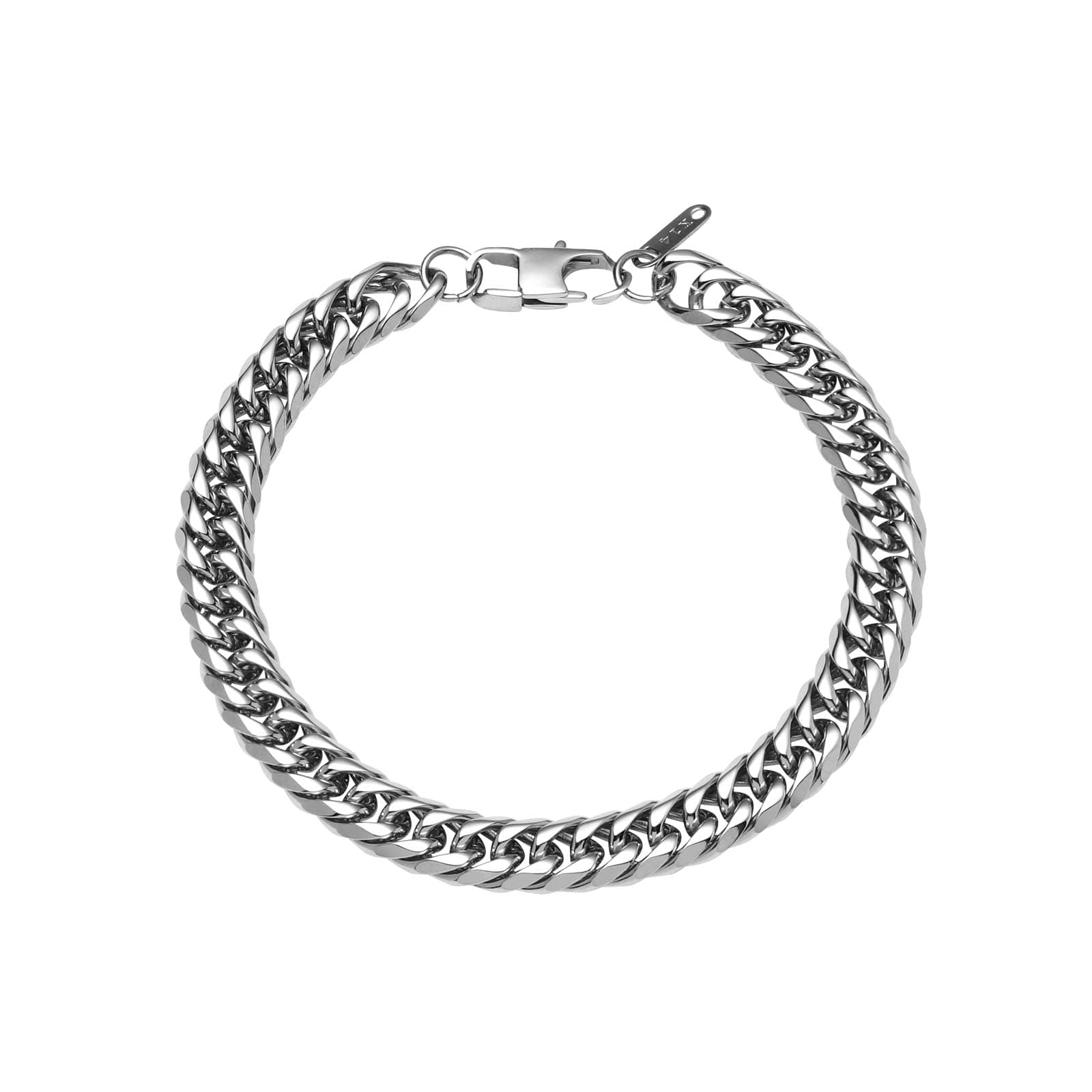 Flintronic Armkette Herren Edelstahl, Herren Armband Panzerkette für Männer/Jungen