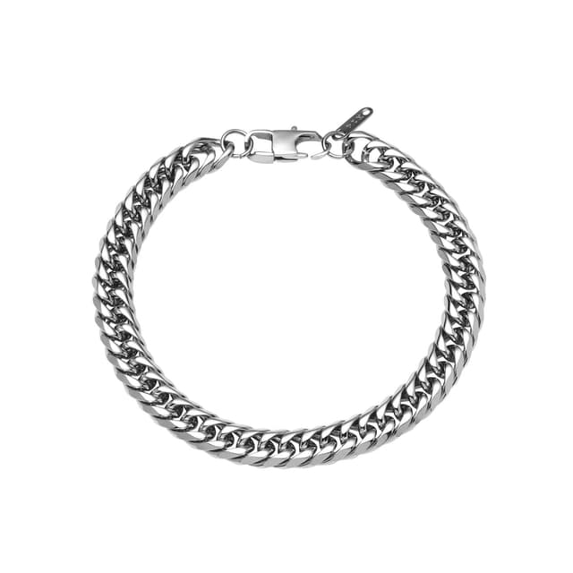 Flintronic Armkette Herren Edelstahl, Herren Armband Panzerkette für Männer/Jungen