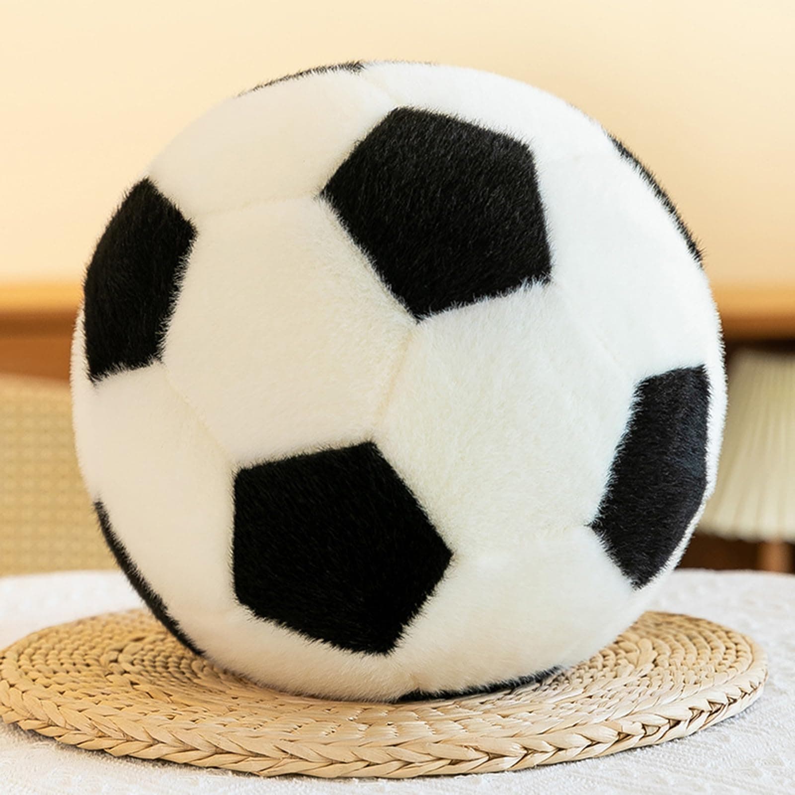 Uixxducc Plüsch Fußball Kissen 🌟 Fußball Kuscheltier Spielzeug 🎁