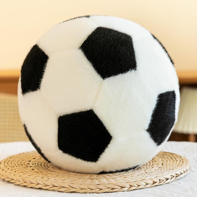 Uixxducc Plüsch Fußball Kissen 🌟 Fußball Kuscheltier Spielzeug 🎁
