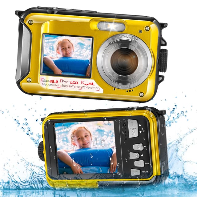 SenDeluz Unterwasserkamera, Full HD 2.7K 48MP Autofocus Digitalkamera 📷