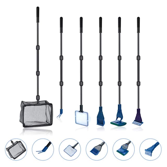 🐠 Songway Aquarium Reinigung Kit, 6 in 1 Aquarium Reinigung Werkzeug Set 🌿