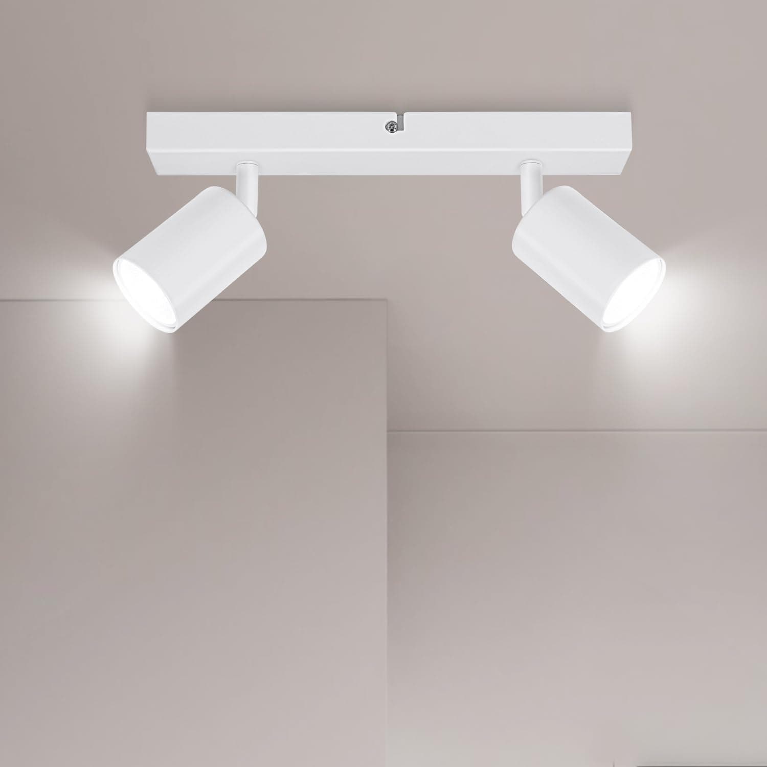 Angebot: Ketom Deckenstrahler LED Weiß - Deckenstrahler 2 Flammig 🌟