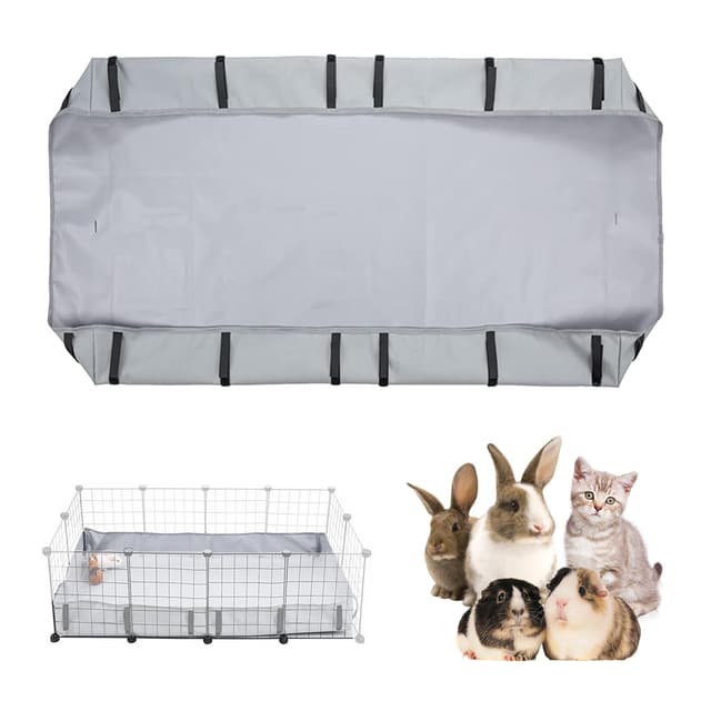 🐹 TWSOUL Bodenplane für Meerschweinchenkäfige, Wasserdicht Oxford-Stoff Lebensraum für Meerschweinchen Haustierkäfig 🐰