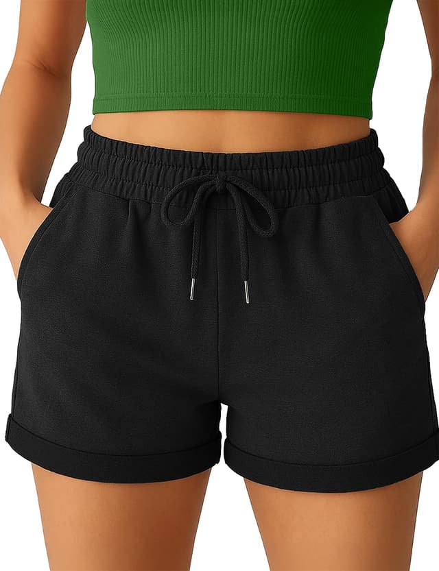Smith & Solo Kurze Hose Damen - Shorts Sommer Hosen, Laufhose Kurz Sporthose