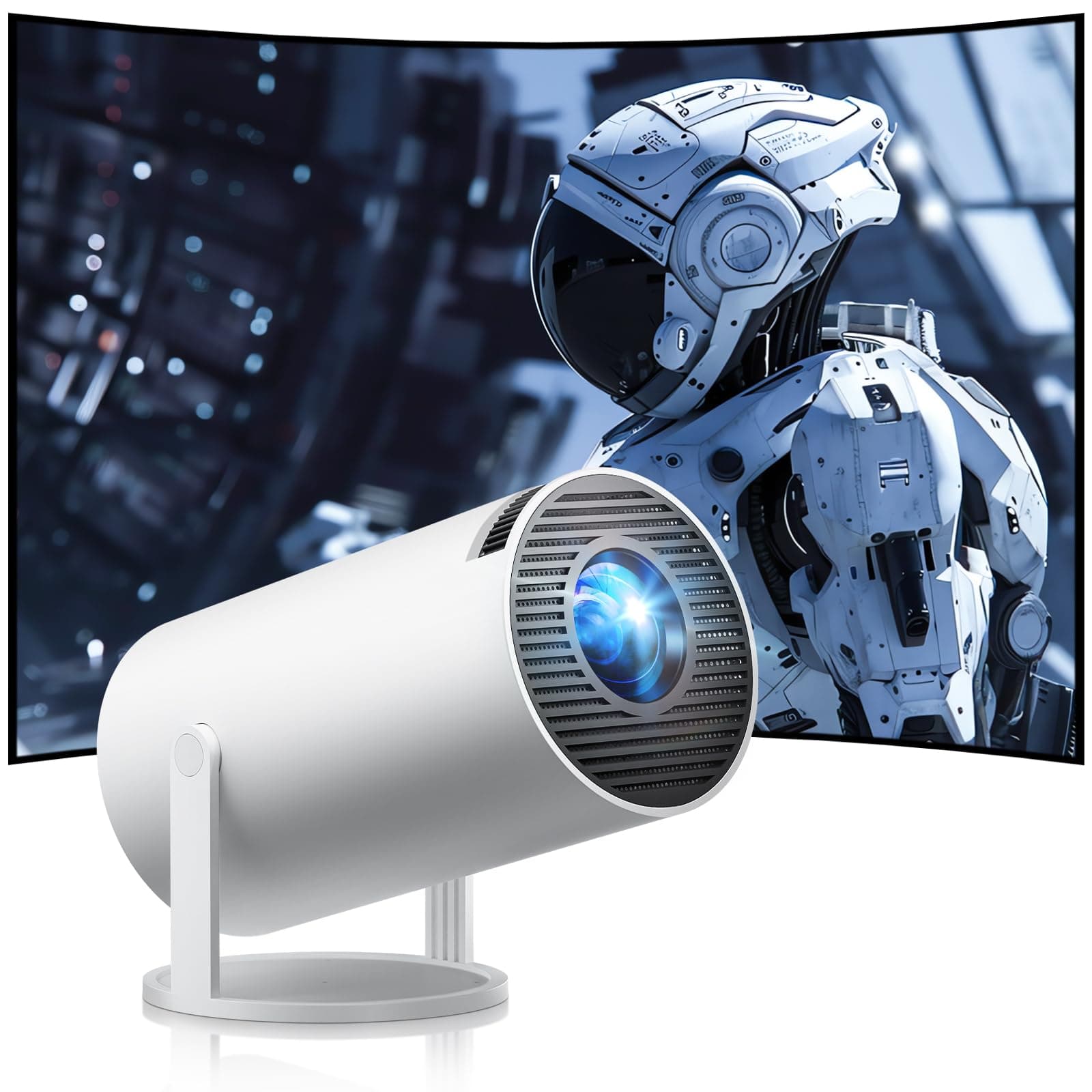 🎬 Seseno Beamer mit Android OS 11 WiFi6 und Bluetooth 🎥
