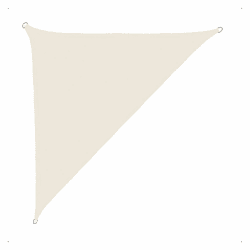 Anndora Sonnensegel luftdurchlässig 4 x 4 x 5,65 m - Farbe Creme ☀️ Angebot bei HelloDeals